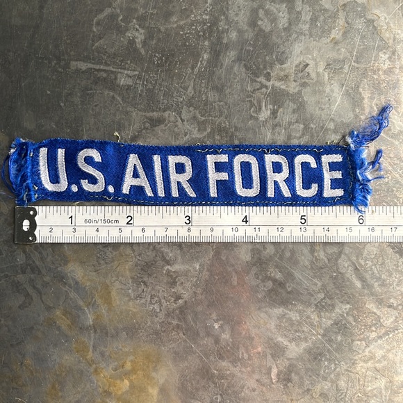 U.S. AIR FORCE blue tape patch, vintage - Picture 7 of 9